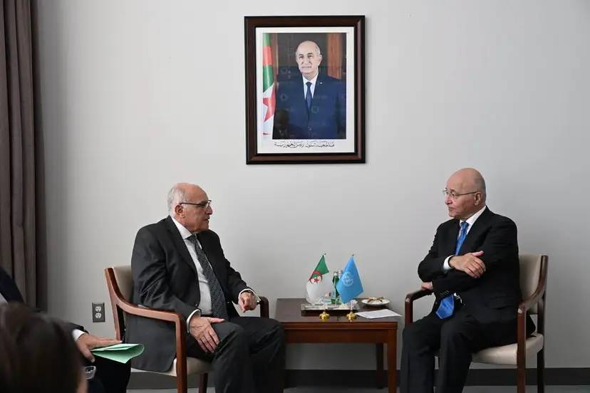 Mr. Attaf Holds Talks with the UN High Commissioner for Refugees in New York