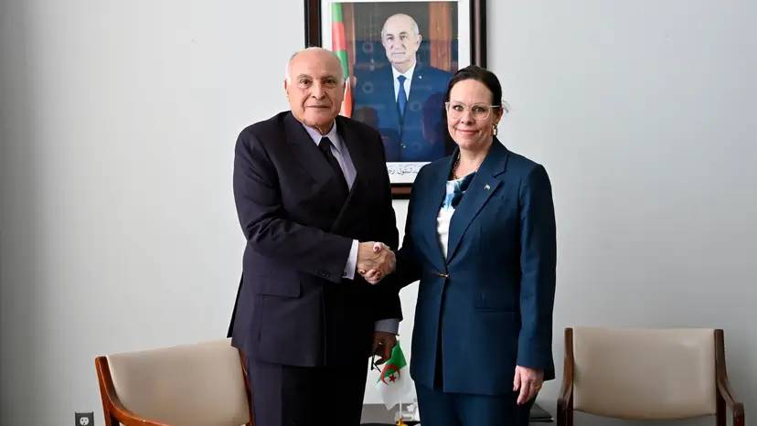 Mr. Attaf Holds Talks with His Swedish Counterpart in New York