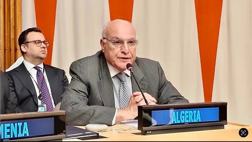 Mr. Attaf Participates in the High-Level Ministerial Meeting of the Global Alliance for the Implementation of the Two-State Solution