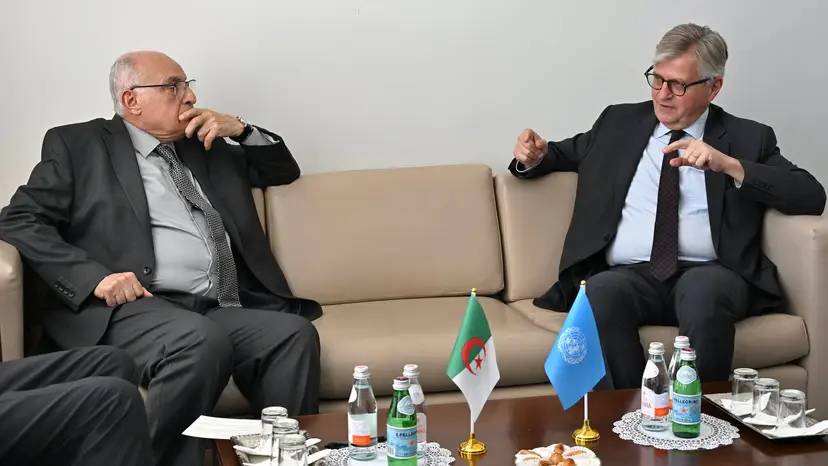 Mr. Attaf Holds Talks with the United Nations Under-Secretary-General in New York