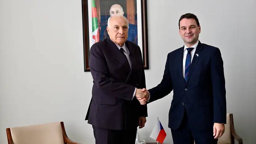 Mr. Attaf Holds Talks with the Minister of Foreign Affairs of the Czech Republic in New York